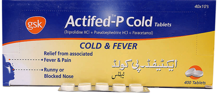 Actifed-P Cold Tablet
