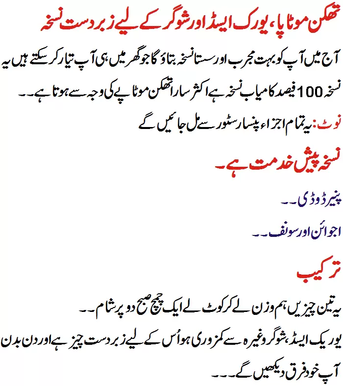 Uric Acid Treatment in Urdu 2